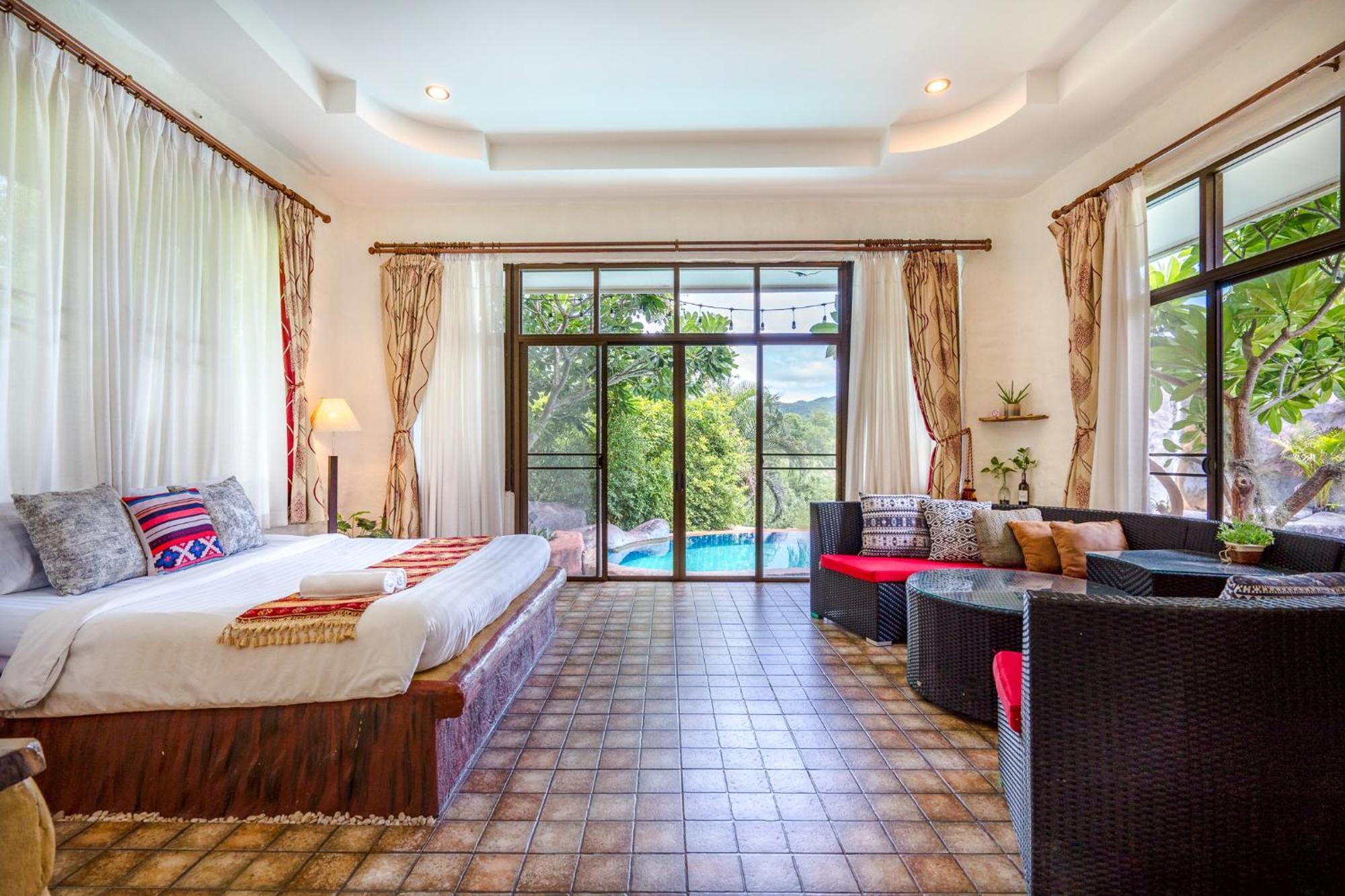 Huahin I-Din Poolvilla วิลล่ากลางธรรมชาติ วิวภูเขา เป็นส่วนตัว Eksteriør bilde